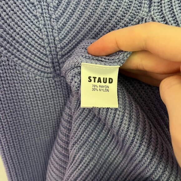 Staud Camden Dress - Periwinkle - Picture 11 of 12